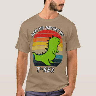 Camiseta Pergunte-Me Sobre O Meu Dispositivo De Retro Trex