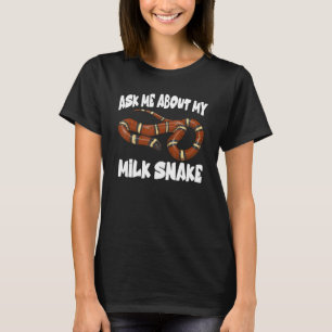 Camiseta Pergunte-Me Sobre O Meu Proprietário Da Réptil Cob