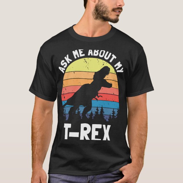 Camiseta Pergunte-Me Sobre O Meu Rex (Frente)