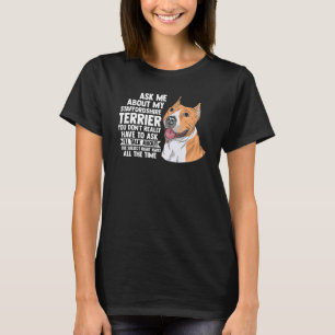 Camiseta Pergunte-Me Sobre O Meu Staffordshire Terrier Pets