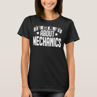 Camiseta Pergunte-me sobre o Reparo Mecânico Mecânico Mecân