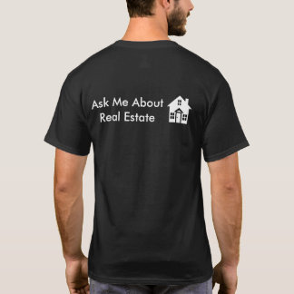 Camiseta Pergunte-me sobre o t-shirt dos bens imobiliários