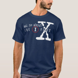 Camiseta pergunte-me sobre os arquivos X