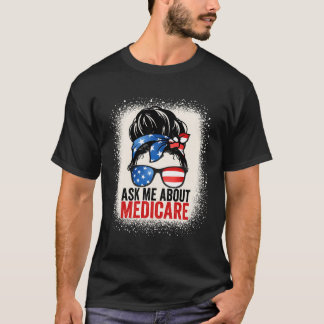 Camiseta Pergunte-Me Sobre Vendas do Agente de Seguro Medic