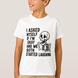 Camiseta Perguntei a mim mesmo se estou bem e ambos começam