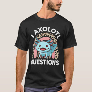 Camiseta Pergunto Axolotl Crianças Engraçadas Engraçadas Po