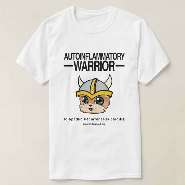 Camiseta Pericarditis Warrior (Frente do Design)