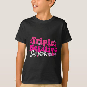 Camiseta Perícia ao Cancer da Mama Sobrevivência Negativa T