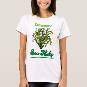 Camiseta Perigo? Alga Marinha