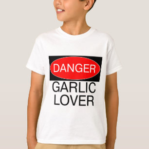 Camiseta Perigo - Alho Lover Engraçado T-Shirt Mug Hat Apro