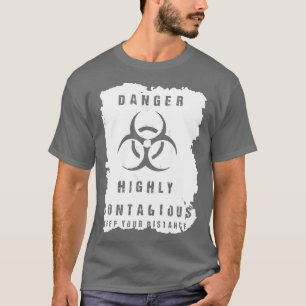 Camiseta Perigo altamente contagioso