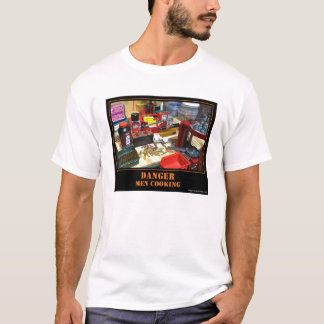 Camiseta Perigo! Cozimento dos homens!