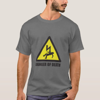 Camiseta Perigo de homens da morte (NENHUM CTRL)