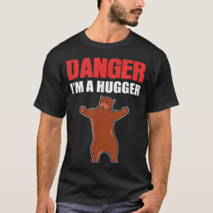 Camiseta Perigo Eu Sou Um Urso Grelha Hugger