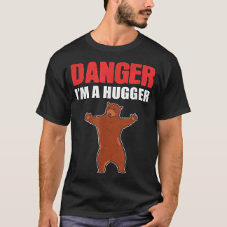 Camiseta Perigo Eu Sou Um Urso Grelha Hugger