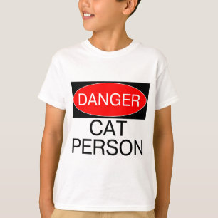 Camiseta Perigo - Gato Engraçado T-Shirt Mug Hat Apron