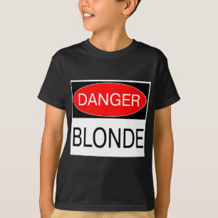 Camiseta Perigo - Piada Loura Engraçada T-Shirt Mug Hat Apr