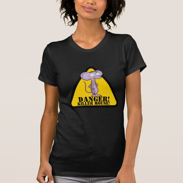 CAMISETA PERIGO!, RATO ASSASSINO! (Frente)
