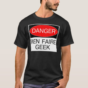 Camiseta Perigo - T-Shirt Feira Renascentista do Geek Ren F
