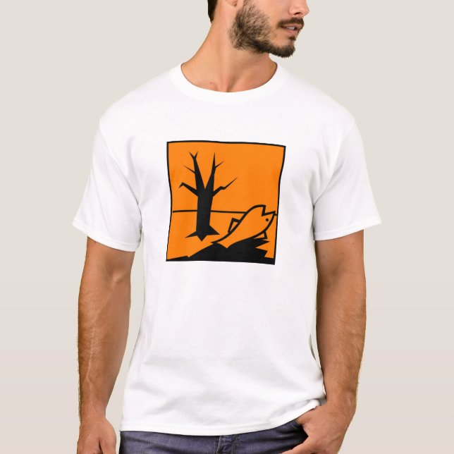 Camiseta Perigoso para o ambiente (Frente)