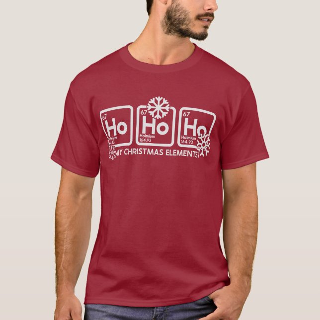 Camiseta Periodic Ho Ho Ho (Frente)