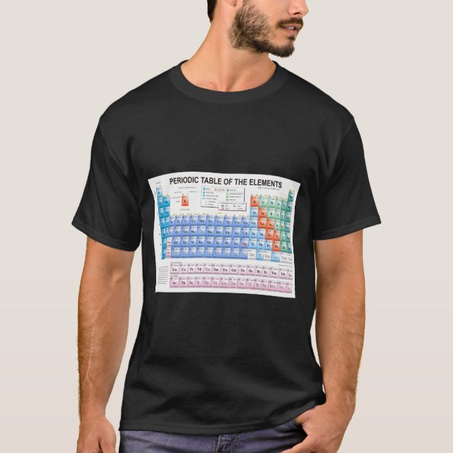 Camiseta Periodic Table Of Elements Fully Updated  (Frente)