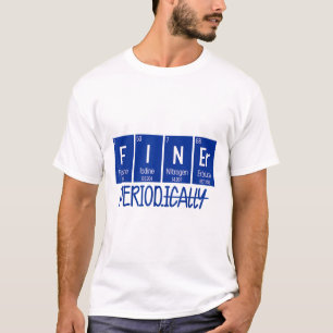 Camiseta Período Mais Fino Vida Periódica da Mesa Zeta Phi