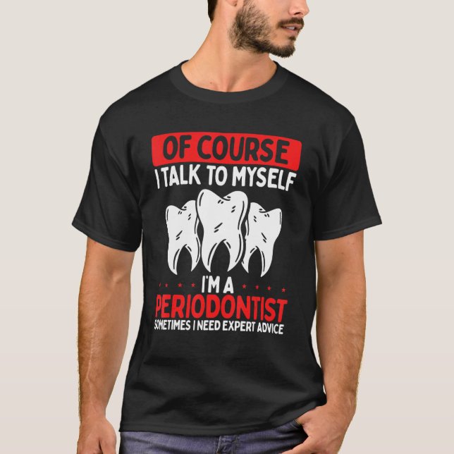Camiseta Periodontista Recomendado Para Lavar Mão Periodont (Frente)