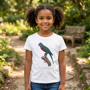 Camiseta Periquito-arco-íris fêmea, Trichoglossus moluccanu