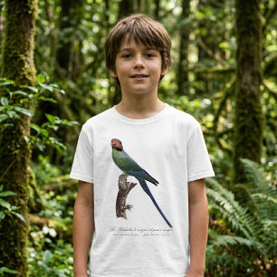 Camiseta Periquito-de-cauda-longa, Psittacula Longicauda