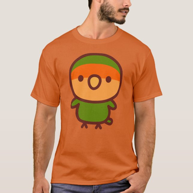 Camiseta Periquito-de-rosa (Frente)