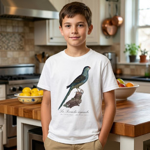 Camiseta Periquito-terrestre ou Periquito-das-turfeiras, Pe