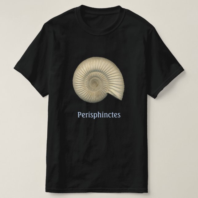 Camiseta Perisphinctes Ammonite (Frente do Design)