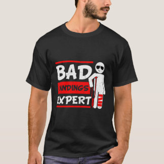 Camiseta Perito De Desembarques Mau Cortado Ossos Pernas Fe