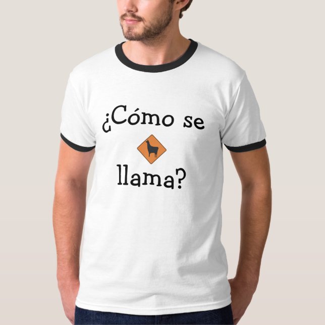 Camiseta Perito em software de Cómo do ¿, lama? (Frente)