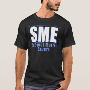 CAMISETA PERITO WHITE/BLUE DO ASSUNTO DO LOGOTIPO DO SME