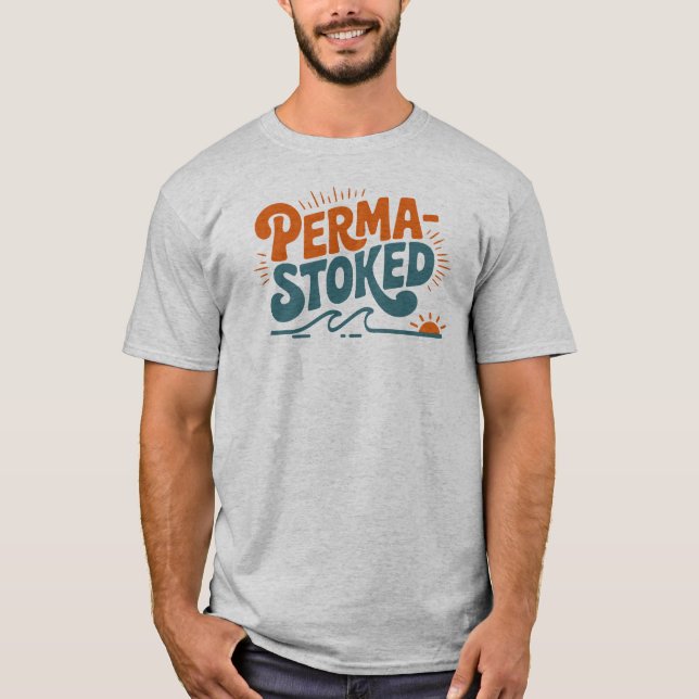 Camiseta Perma-Stoked Waves (Frente)