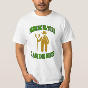 Camiseta Permaculture Gardener, adicione nome ou texto
