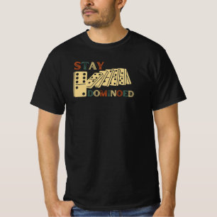 Camiseta Permaneça Dominado Domino de reação em cadeia