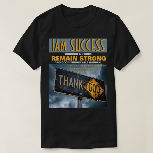 CAMISETA PERMANEÇA FORTE (Frente do Design)