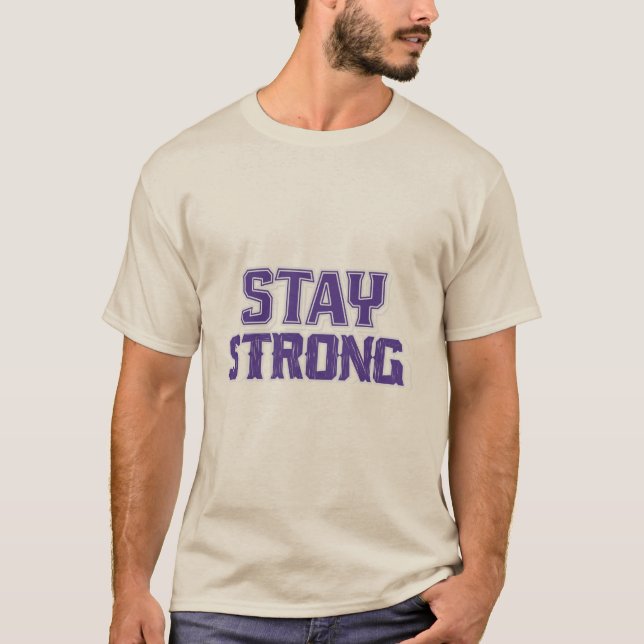 Camiseta Permaneça Forte Resiliência Negrito (Frente)