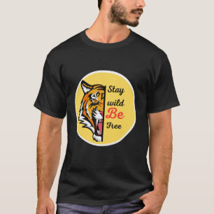 Camiseta Permaneça selvagem