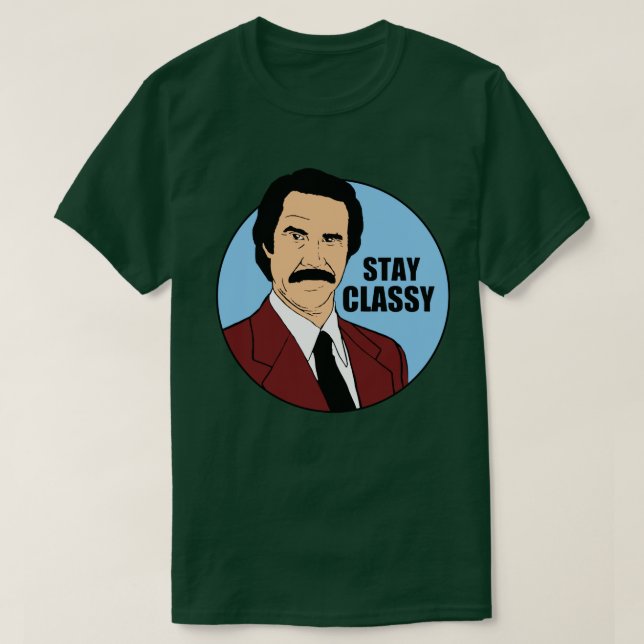 Camiseta Permanecer clássico (Frente do Design)