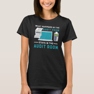 Camiseta Permanecer No Contabilista Da Sala De Auditoria