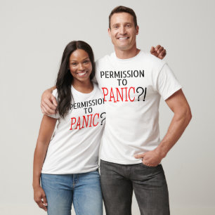 Camiseta PERMISSION TO PANIC aphantasia aphant