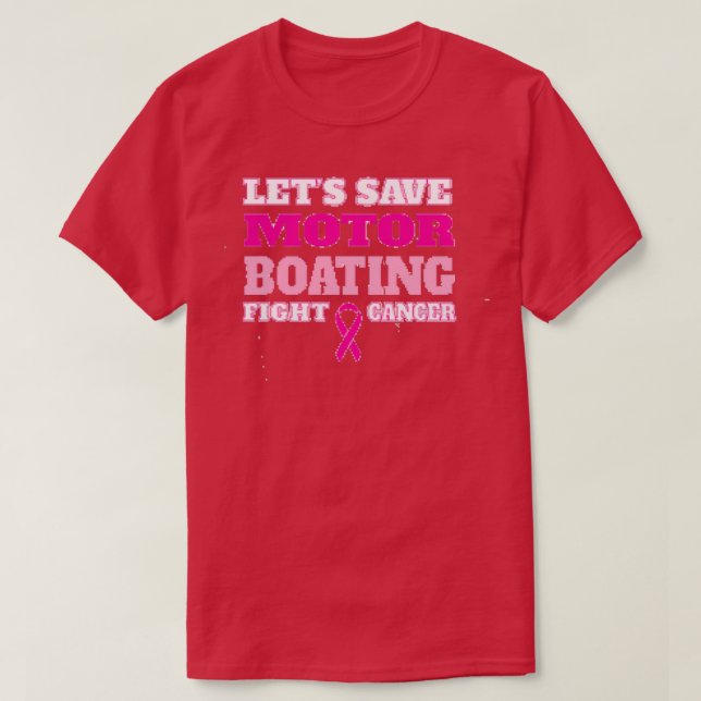 Camiseta Permite salvar o Barco do motor (Frente do Design)