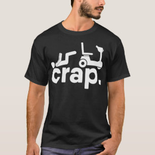Camiseta Perna Amputee Cadeira Elétrica De Rodas Caindo Def