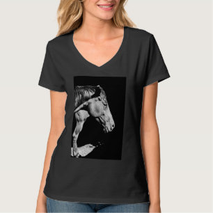 Camiseta perna do cavalo principal