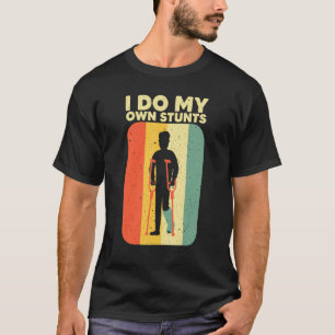 Camiseta Perna legal Quebrada Para Homens Mulheres Quebrada