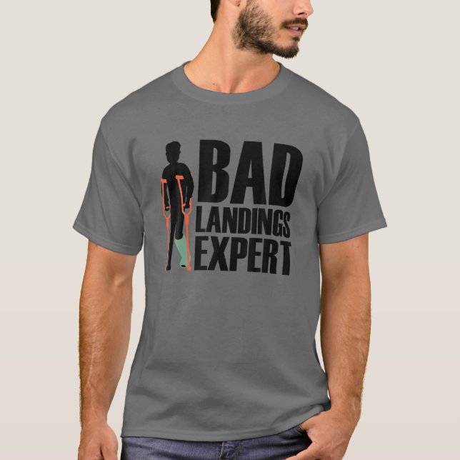 Camiseta Perna legal Quebrada Para Homens Mulheres Quebrada (Frente)